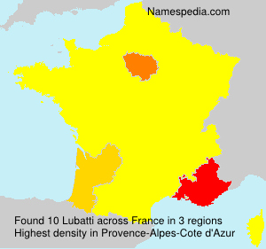 Surname Lubatti in France Surname Lubatti in France