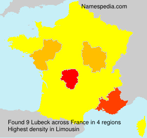 Surname Lubeck in France Surname Lubeck in France