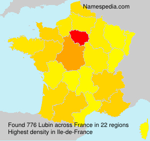 Surname Lubin in France Surname Lubin in France
