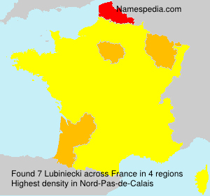 Surname Lubiniecki in France Surname Lubiniecki in France