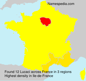 Surname Lucaci in France Surname Lucaci in France