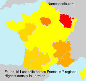 Surname Lucadello in France Surname Lucadello in France