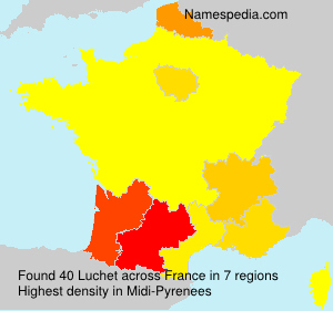 Surname Luchet in France Surname Luchet in France