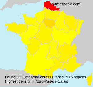 Surname Lucidarme in France Surname Lucidarme in France