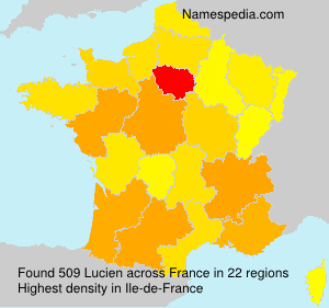 Surname Lucien in France Surname Lucien in France