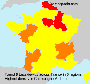 Surname Luczkiewicz in France Surname Luczkiewicz in France