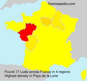 Surname Luda in France Surname Luda in France