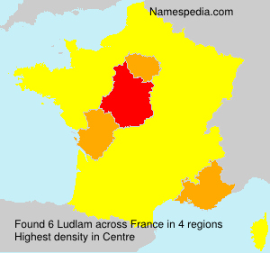 Surname Ludlam in France