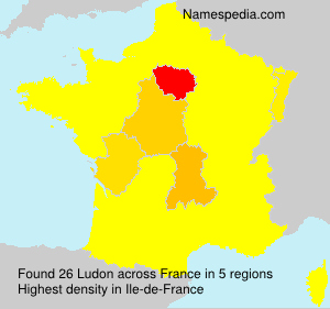 Surname Ludon in France Surname Ludon in France