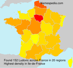 Surname Ludovic in France Surname Ludovic in France