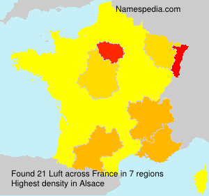 Surname Luft in France Surname Luft in France