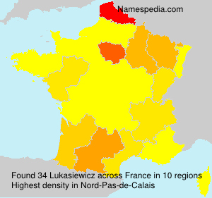 Surname Lukasiewicz in France Surname Lukasiewicz in France
