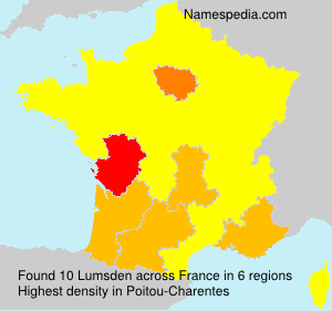Surname Lumsden in France