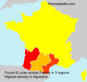 Surname Luner in France Surname Luner in France