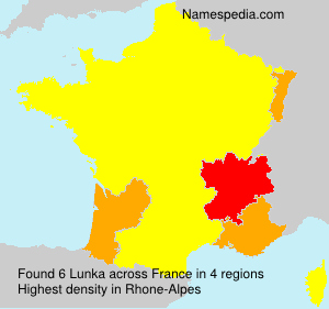 Surname Lunka in France Surname Lunka in France