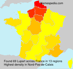 Surname Lupart in France Surname Lupart in France
