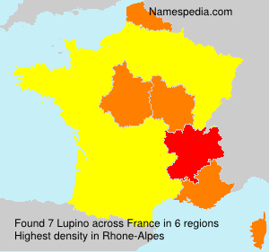 Surname Lupino in France