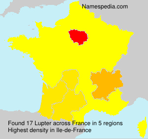 Surname Lupter in France Surname Lupter in France