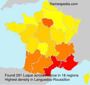 Surname Luque in France Surname Luque in France