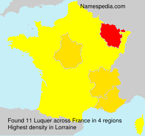 Surname Luquer in France Surname Luquer in France