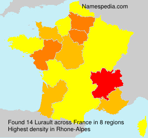 Surname Lurault in France Surname Lurault in France