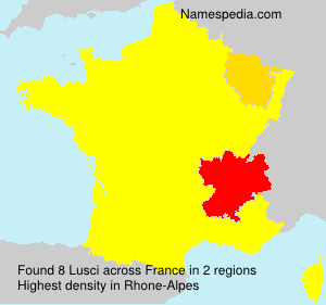 Surname Lusci in France Surname Lusci in France