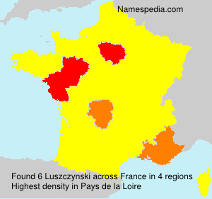 Surname Luszczynski in France Surname Luszczynski in France