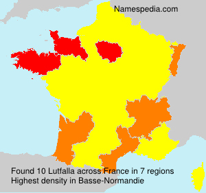 Surname Lutfalla in France Surname Lutfalla in France