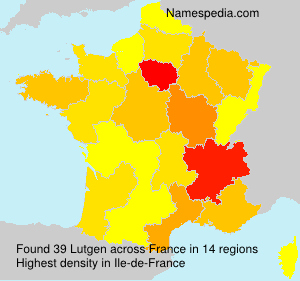 Surname Lutgen in France Surname Lutgen in France