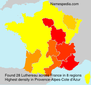Surname Luthereau in France Surname Luthereau in France