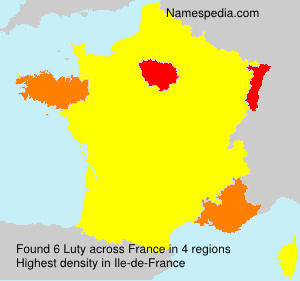 Surname Luty in France Surname Luty in France