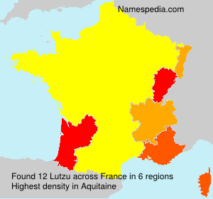 Surname Lutzu in France Surname Lutzu in France