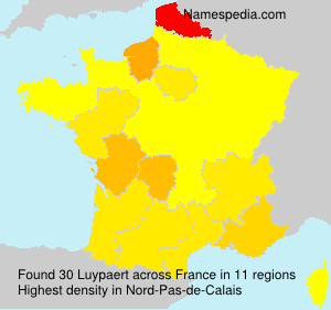 Surname Luypaert in France Surname Luypaert in France