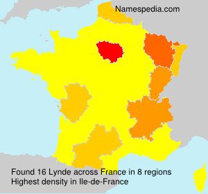 Surname Lynde in France Surname Lynde in France
