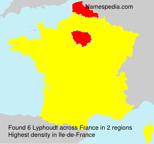 Surname Lyphoudt in France Surname Lyphoudt in France