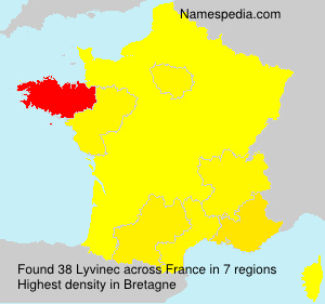 Surname Lyvinec in France Surname Lyvinec in France