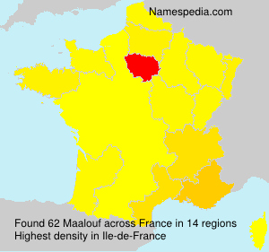 Surname Maalouf in France Surname Maalouf in France