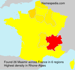 Surname Maamir in France Surname Maamir in France
