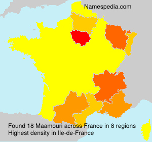 Surname Maamouri in France Surname Maamouri in France