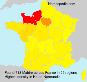 Surname Mabire in France Surname Mabire in France