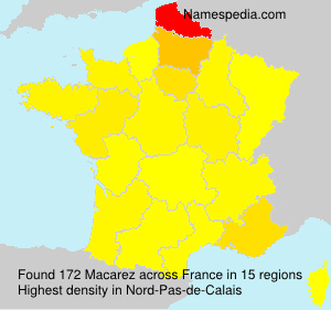 Surname Macarez in France Surname Macarez in France