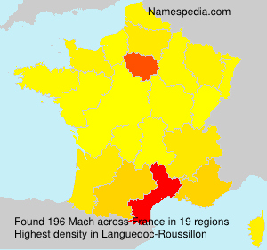 Surname Mach in France Surname Mach in France