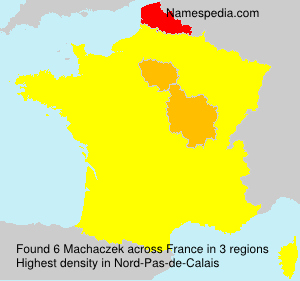 Surname Machaczek in France Surname Machaczek in France