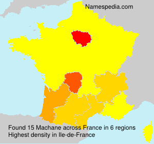 Surname Machane in France Surname Machane in France