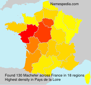 Surname Machefer in France Surname Machefer in France
