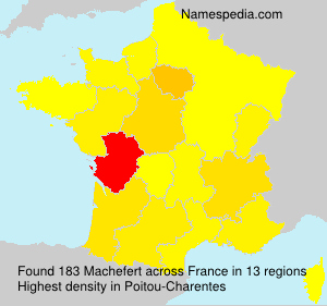 Surname Machefert in France Surname Machefert in France