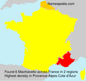 Surname Machiavello in France Surname Machiavello in France