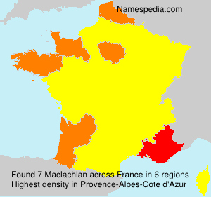 Surname Maclachlan in France Surname Maclachlan in France