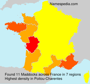Surname Maddocks in France Surname Maddocks in France