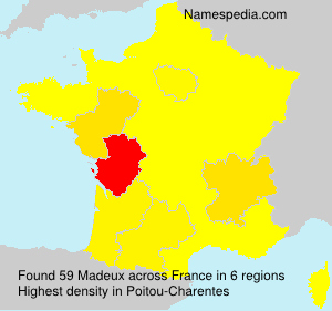 Surname Madeux in France Surname Madeux in France